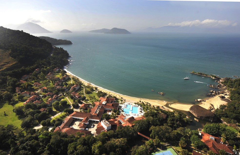 Visão aérea do resort all inclusive Club Med Rio das Pedras, em Mangaratiba, na Costa Verde do Rio de Janeiro — Foto: Divulgação