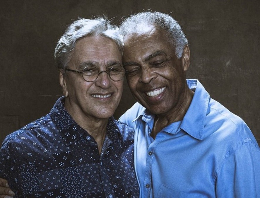 Caetano Veloso e Gilberto Gil juntos em Salvador