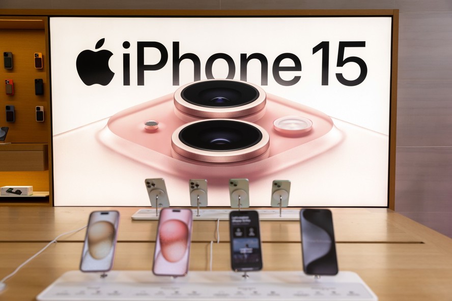 Novos smartphones iPhone 15 à venda: Apple perde para a Samsung liderança do mercado de smartphones