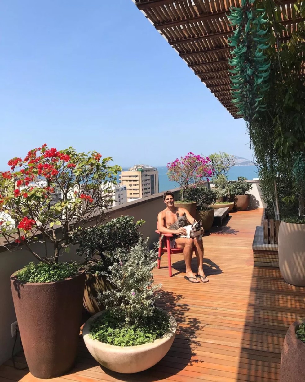 Apartamento luxuoso de Reynaldo Gianecchini no Rio de Janeiro — Foto: Reprodução Instagram