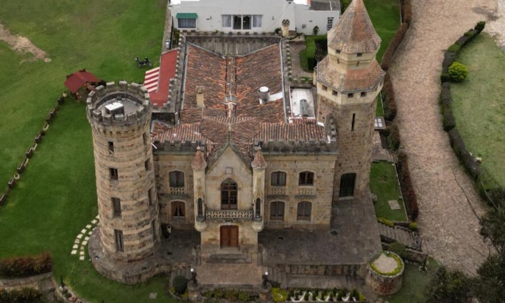 Castelo de Marroquín foi construído no século XIX — Foto: Raul ARBOLEDA / AFP