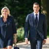 Le Pen e Bardella chegam para participar de reunião com Macron no Palácio do Eliseu em Paris, França - Bertrand GUAY / AFP