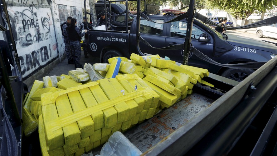 Apreensão de drogas no Rio