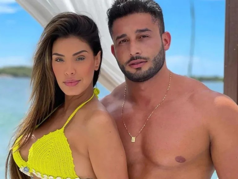 A ex-BBB Ivy Moraes e Fernando Borges terminaram. Eles participaram juntos do "Power couple", da Record — Foto: Reprodução