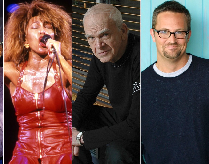 Tina Turner, Milan Kundera e Matthew Perry nos deixaram em 2023