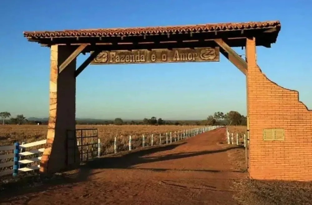 A fazenda de Zezé de Camargo em Goiás — Foto: Reprodução