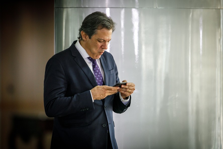 O ministro da Fazenda, Fernando Haddad