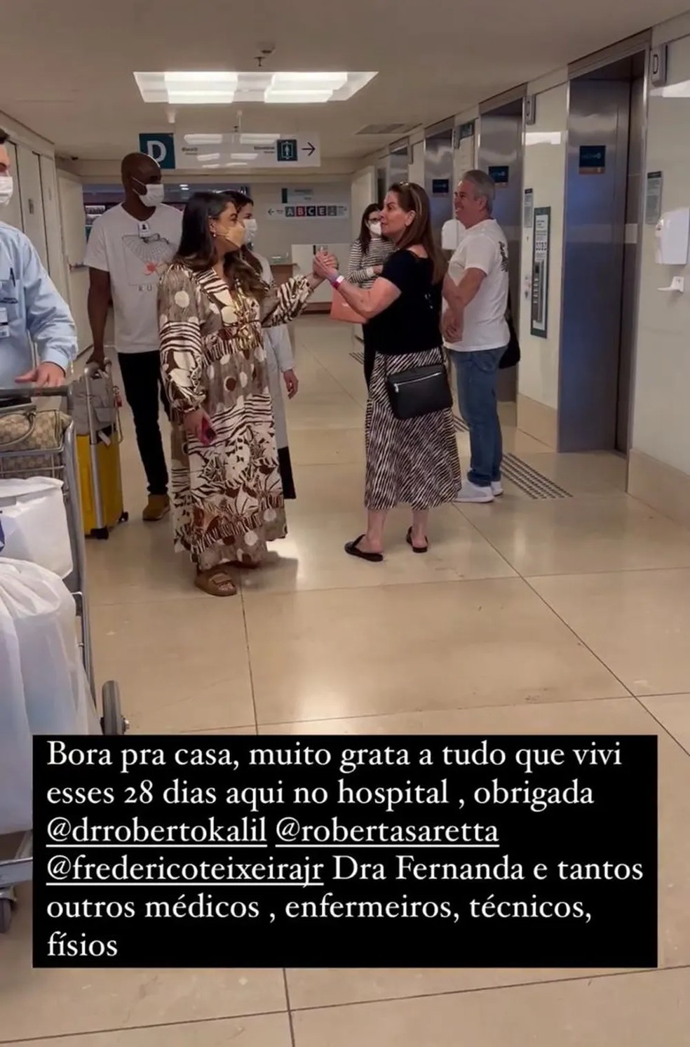 Preta Gil recebe alta médica após 28 dias internada em São Paulo — Foto: Reprodução: Instagram