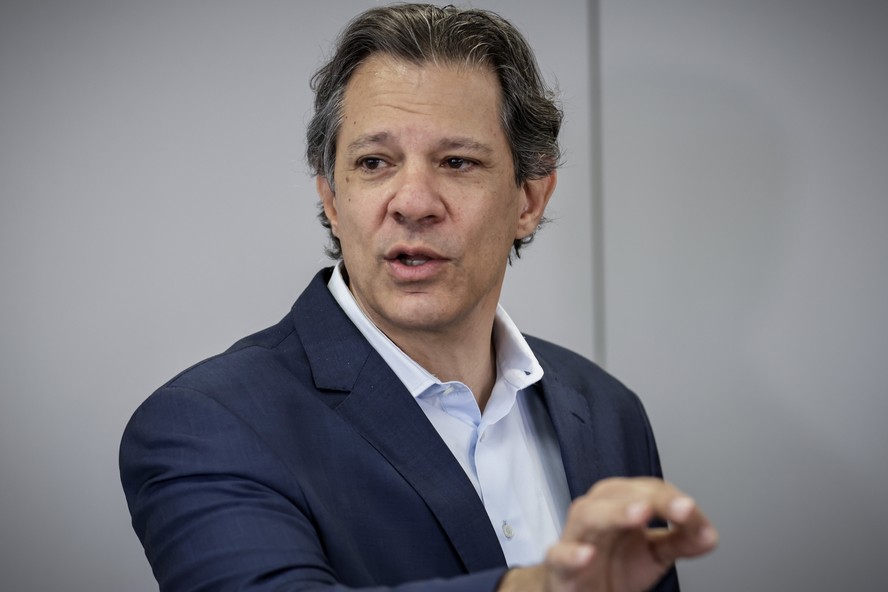 O ministro Fernando Haddad