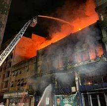 Segundo a Secretaria de Saúde, cinco vítimas estão internadas em estado grave. — Foto: Corpo de Bombeiros