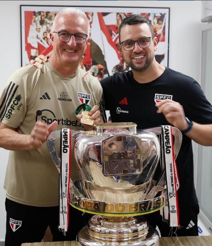 Dorival Júnior e o filho, Lucas Silvestre