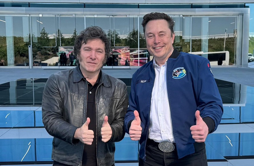 Musk e Milei se reuniram em abril