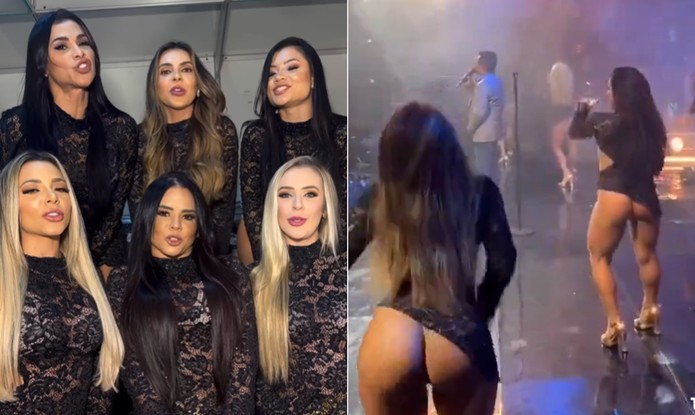 Bailarinas do cantor Leonardo se pronunciam sobre uso de calcinha no palco e, em seguida, batem boca com seguidores nas redes sociais