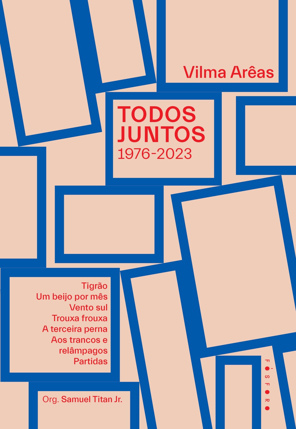 Capa de "Todos juntos", reunião da ficção de Vilma Arêas publicada pela Fósforo — Foto: Reprodução
