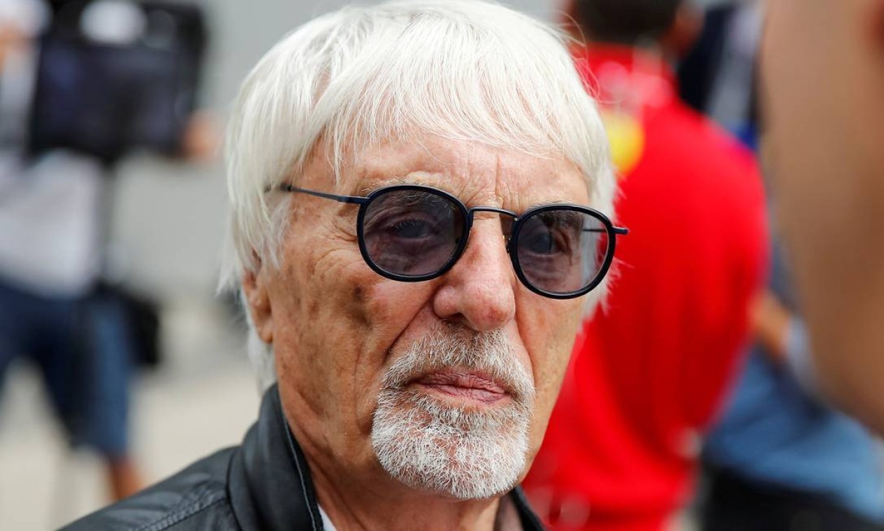 O empresário Bernie Ecclestone, da Fórmula 1, recebeu US$ 1,2 bilhão da ex-mulher Slavica na separação que ocorreu em 2009  — Foto: Maxim Shemetov / REUTERS