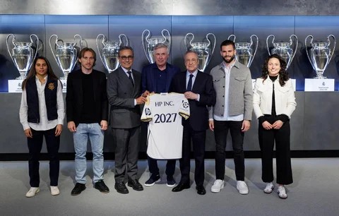 Real Madrid assinou com a HP até 2027