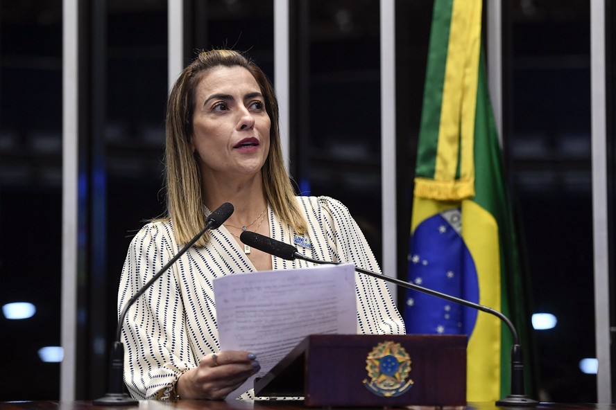 A senadora Soraya Thronicke