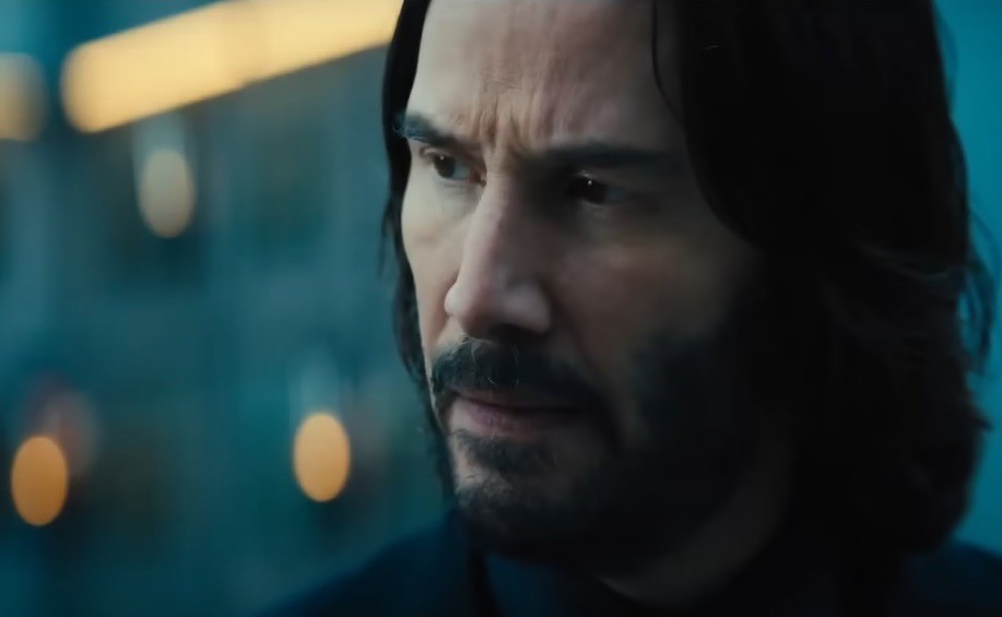 Keanu Reeves em cena de 'John Wick 4: Baba Yaga' — Foto: Reprodução