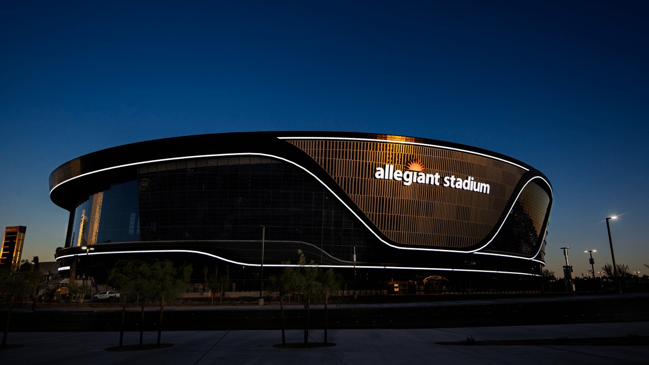 Allegiant Stadium, em Las Vegas — Foto: Divulgação/Las Vegas Raiders