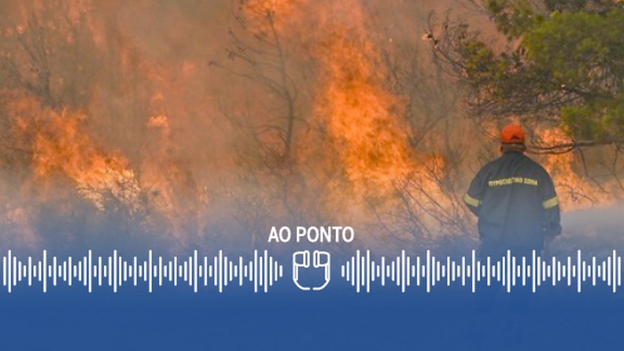 Bombeiros combateram incêndios em partes da Grécia e das Ilhas Canárias