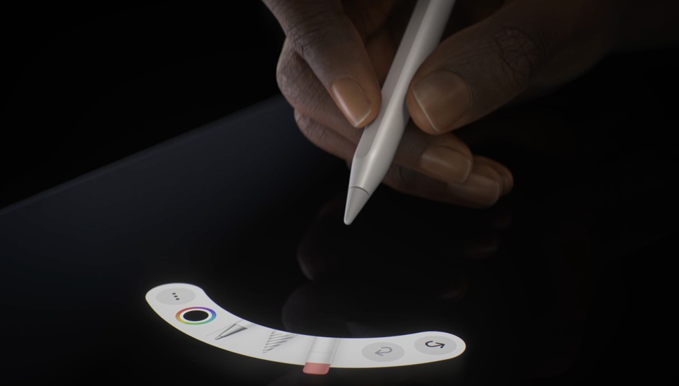 Apple lança a Pencil Pro com novas funções para o iPad Pro — Foto: Divulgação