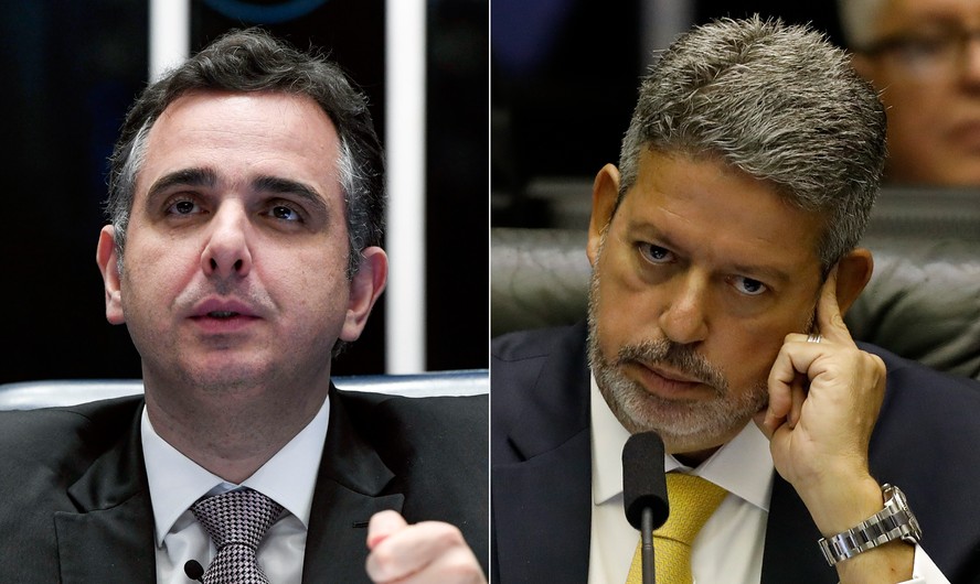 Os presidentes do Senado, Rodrigo Pacheco (PSD-MG), e da Câmara, Arthur Lira (PP-AL)