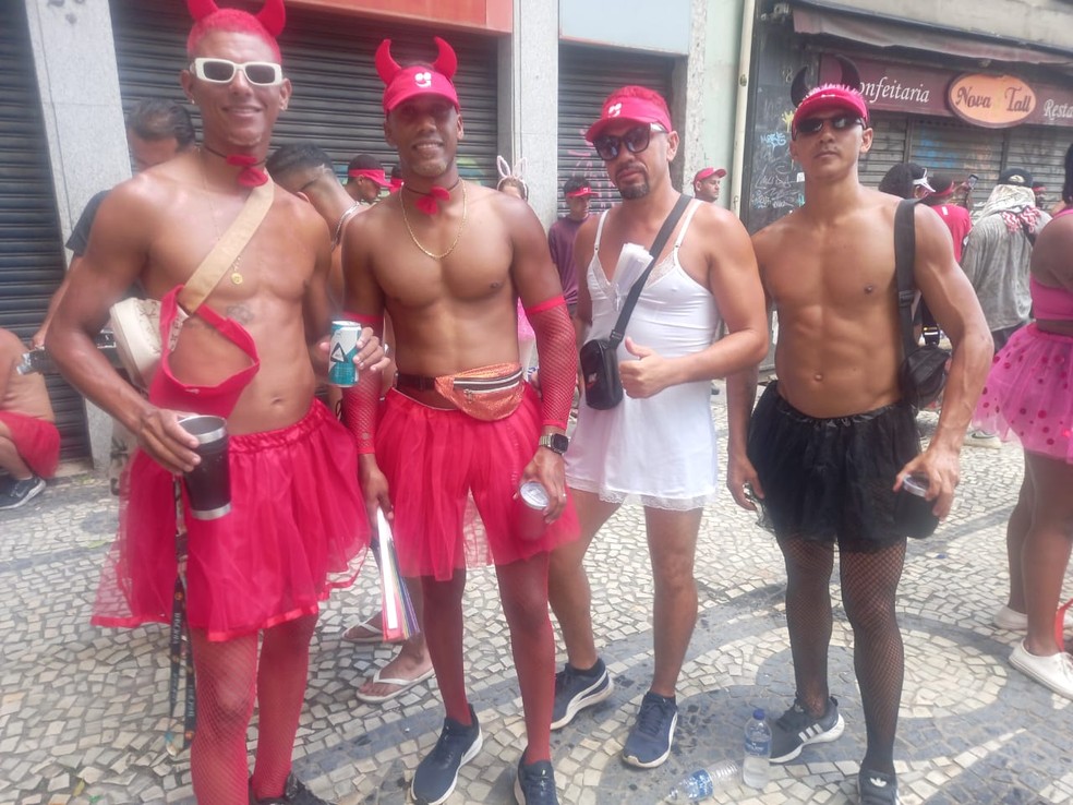 A partir da esquerda: João, Afonso, Adolfo e Wellington — Foto: Lucas Freitas