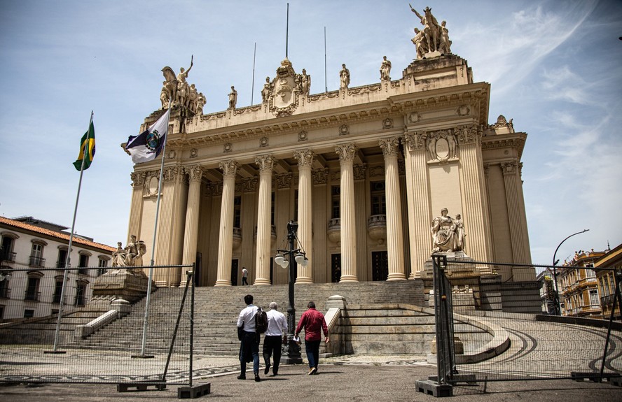 O Palácio Tiradentes, no Centro do Rio, uma das sedes da Alerj