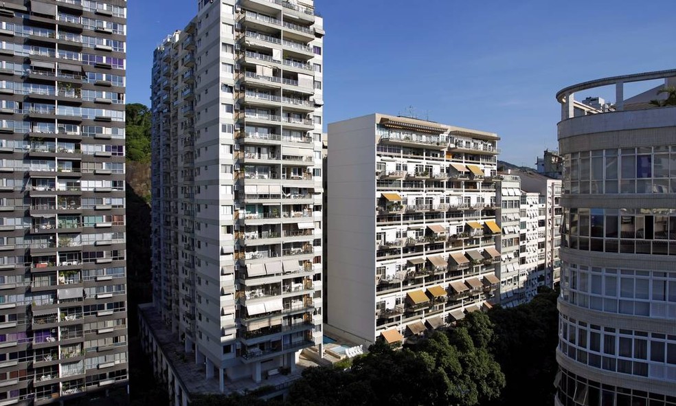 Prédios residenciais na Zona Sul do Rio de Janeiro Arquivo — Foto:         