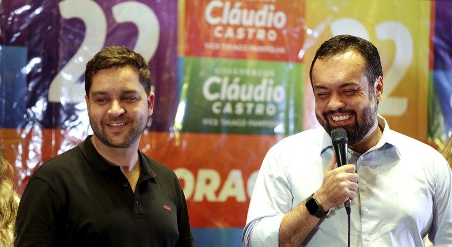 Cláudio Castro e Thiago Pampolha