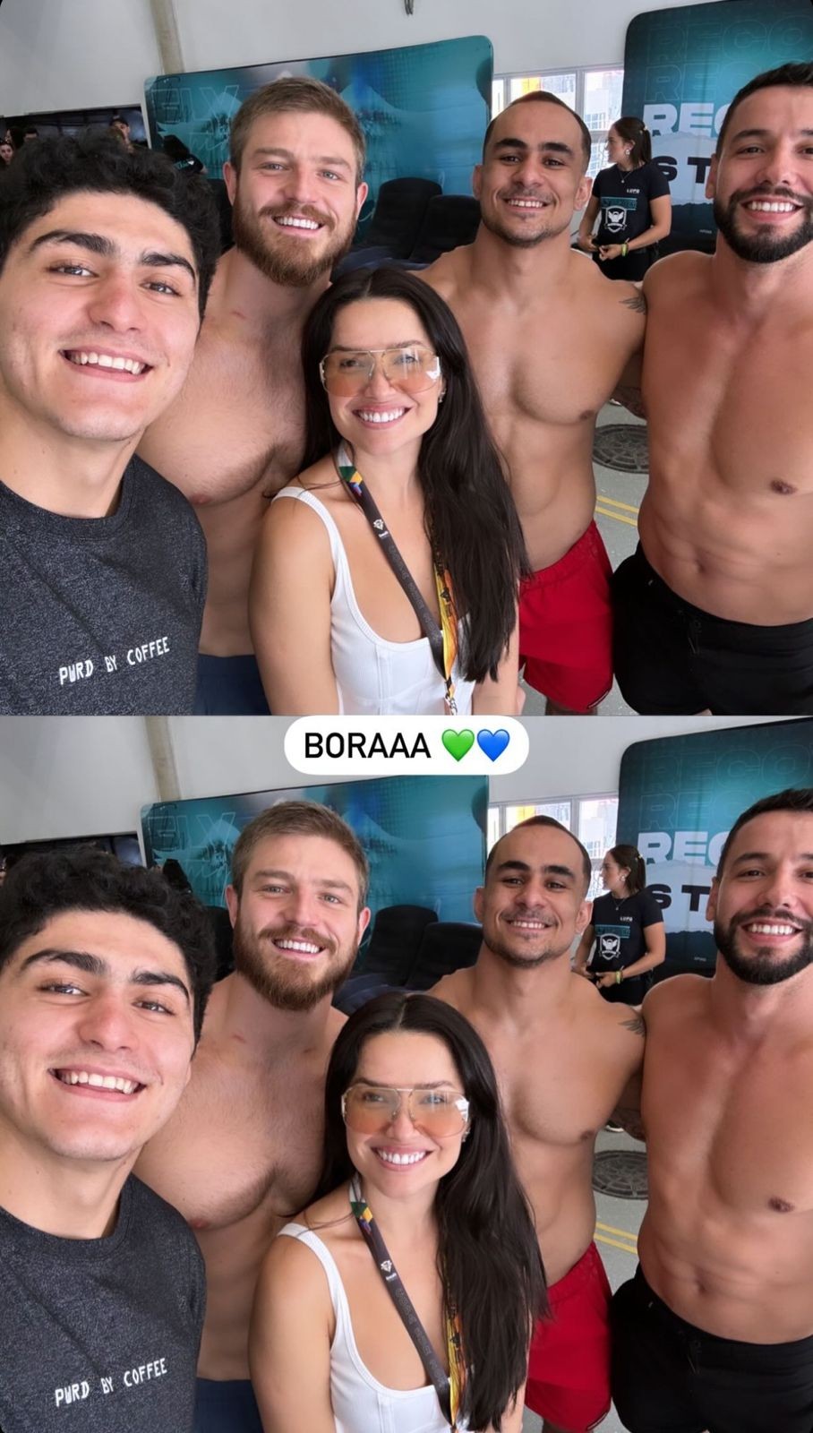 Juliette prestigia o namorado em competição de crossfit — Foto: Reprodução/Instagram