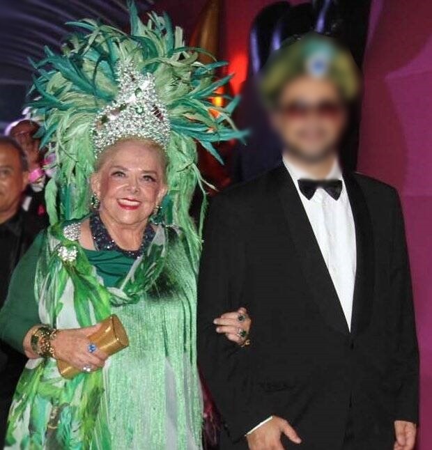 Segundo amigo próximo, socialite Regina Gonçalves, de 88 anos, foi mantida em cárcere privado pelo motorista — Foto: Reprodução