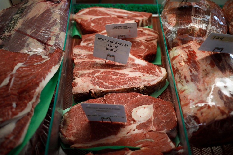 FAO vai pedir aos países mais ricos que diminuam o consumo de carne — Foto: Bloomberg