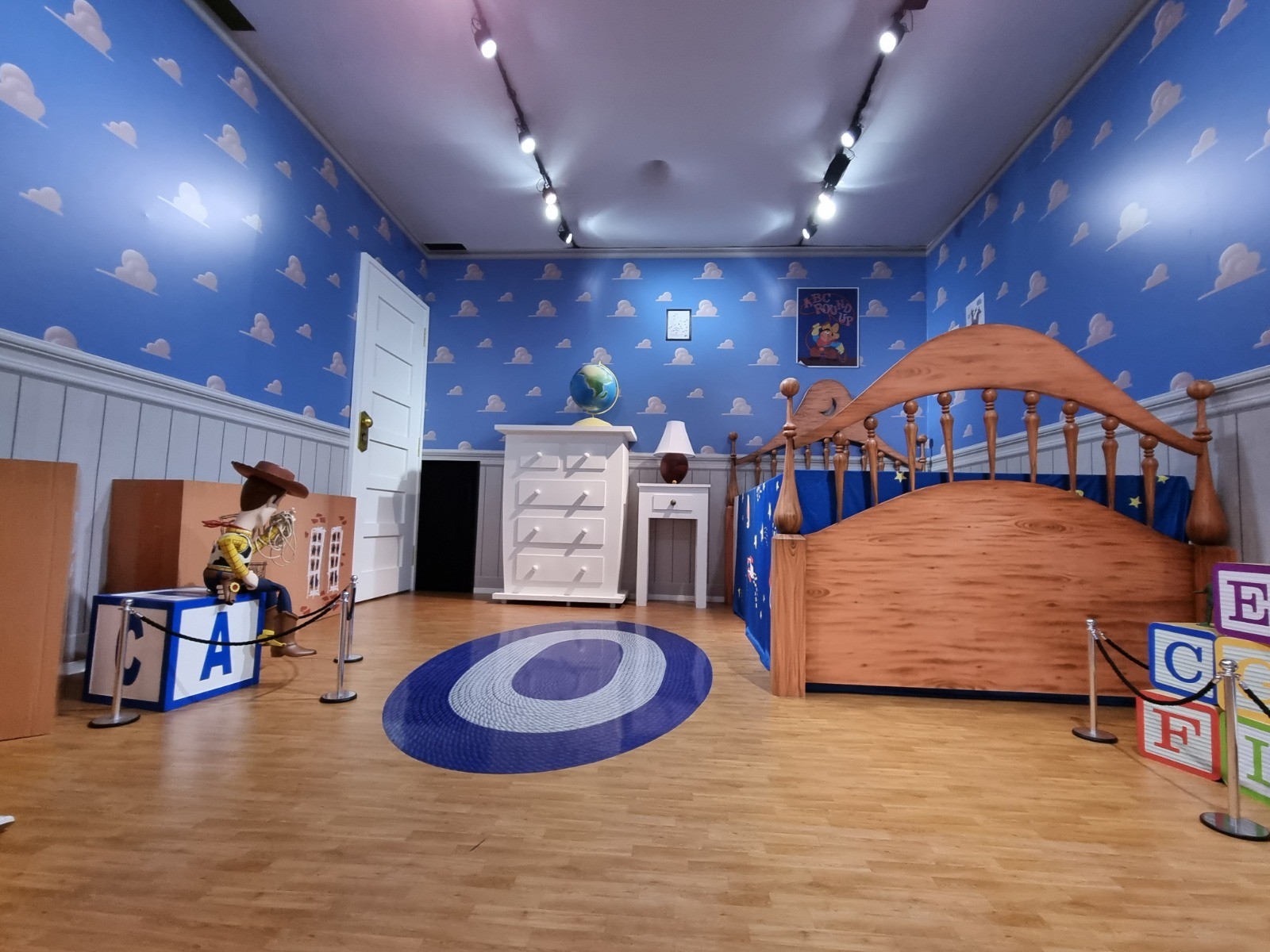 Quarto do Andy de 'Toy Story' na exposição — Foto: divulgação/ B12