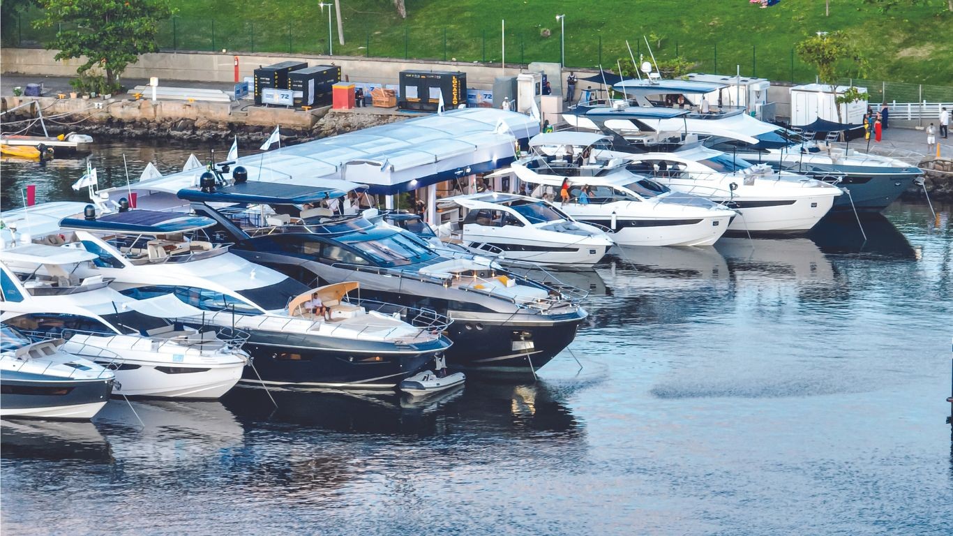 No Rio Boat Show existem embarcações que variam entre R$ 70 mil e mais de R$ 29 milhões — Foto: Divulgação / Rotas Comunicações