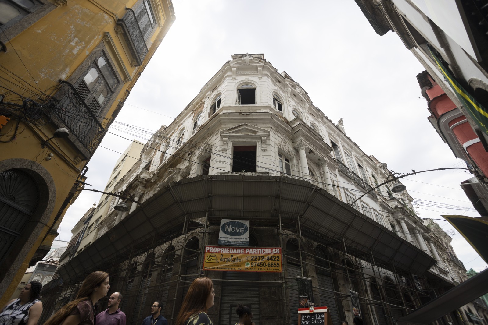 Sobrado da Rua do Ouvidor, 26 — Foto: Márcia Foletto / Agência O Globo