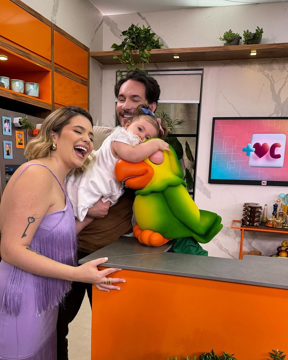 Viih Tube revelou nova gravidez no programa 'Mais Você', da TV Globo — Foto: Reprodução Instagram