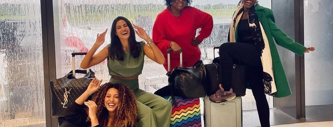 Elenco de 'Vai na fé' em viagem para o Caribe  — Foto: Reprodução/Instagram