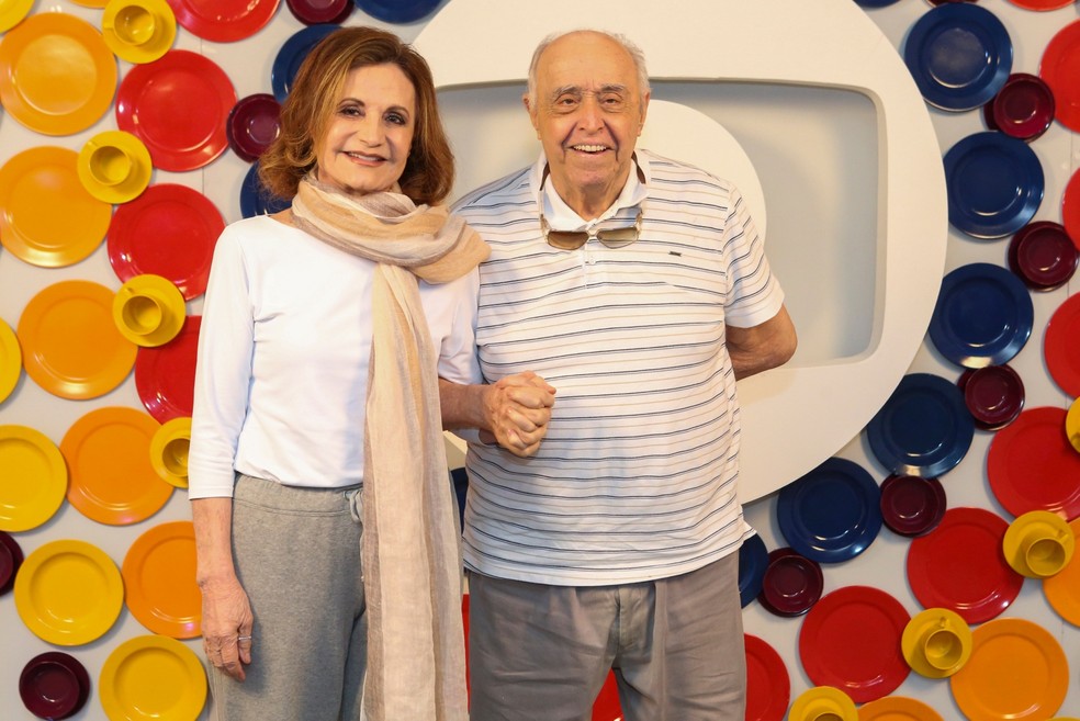 Mauro Mendonça e Rosamaria Murtinho revelaram casamento em quartos separados — Foto: Divulgação TV Globo