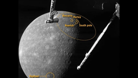 Novas imagens mostram a superfície de Mercúrio como nunca vista antes