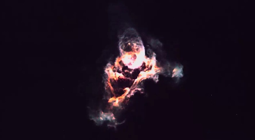 Imagens compartilhadas pela SpaceX da reentrada na atmosfera