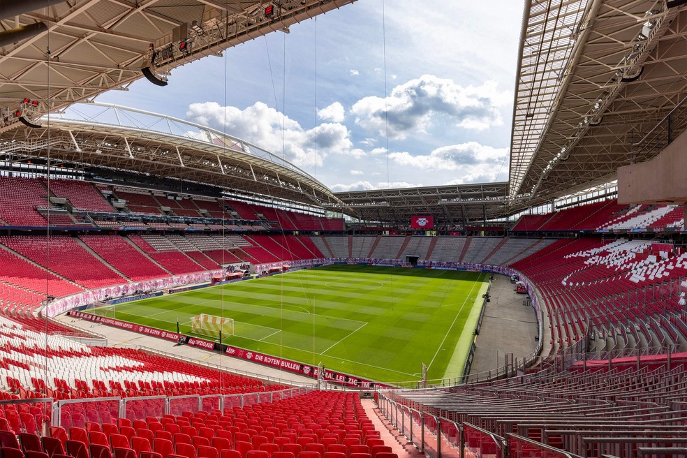 A Red Bull Arena vai receber quatro partidas na Eurocopa de 2024 — Foto: Odd Andersen/AFP