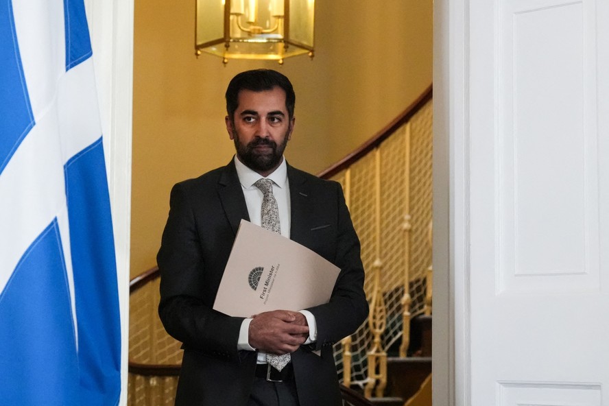 Humza Yousaf, premier da Escócia, renunciou nesta segunda-feira