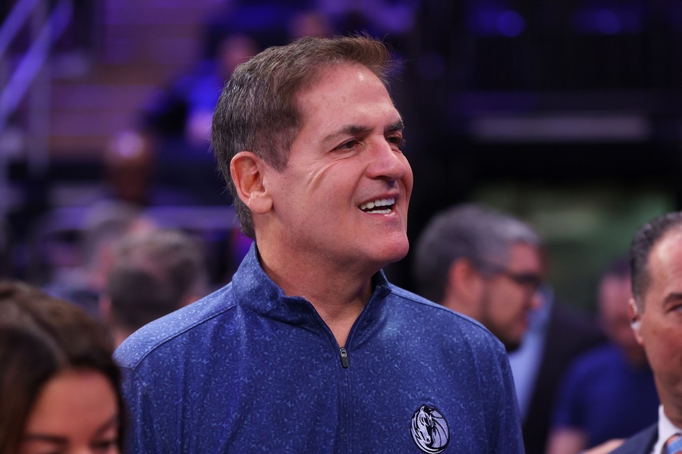 Mark Cuban, ex-proprietário do time de basquete Dallas Mavericks — Foto: Mike Stobe/Bloomberg