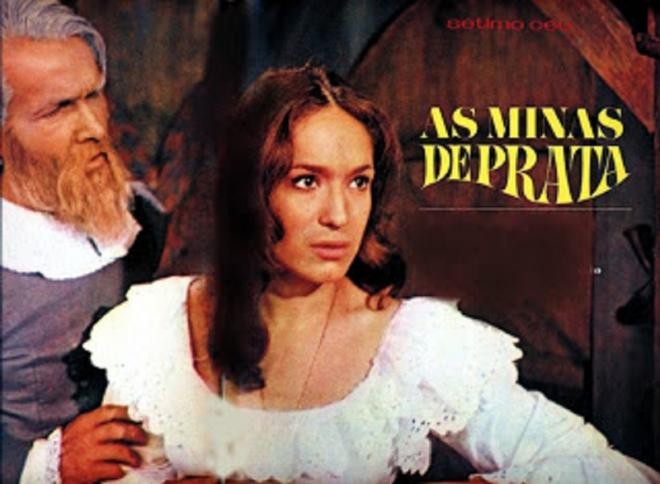 Em 1966, Susana Vieira atuou em três novelas da TV Excelsior, entre elas 'As minas de prata', baseada no romance homônimo de José de AlencarArquivo
