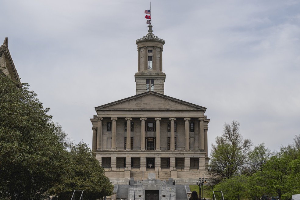 A Câmara dos Deputados do Tennessee — Foto: Jon Cherry/The New York Times