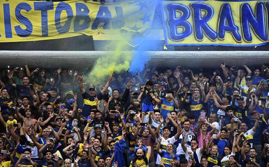 Torcedores do Boca Juniors, um dos clubes que se manifestou contra as SAD