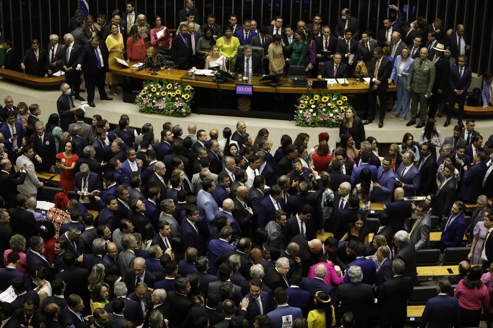 Posse dos novos deputados na Câmara dos Deputados.  — Foto: Cristiano Mariz