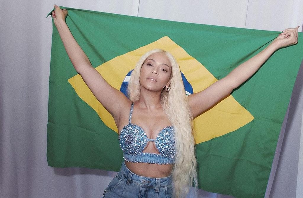 Beyoncé no Brasil — Foto: Reprodução