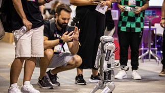 O evento é a segunda edição brasileira do Web Summit, um dos maiores eventos de tecnologia do mundo. — Foto: Hermes de Paula / Agência O Globo